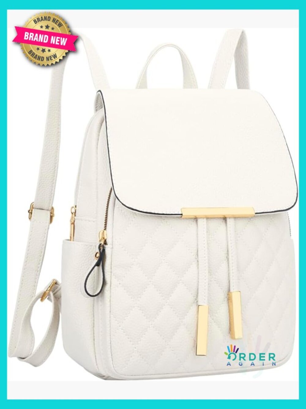 Trendy Leather Backpack Purse Shoulder Travel Daypack Bags Faux Leather Fashion